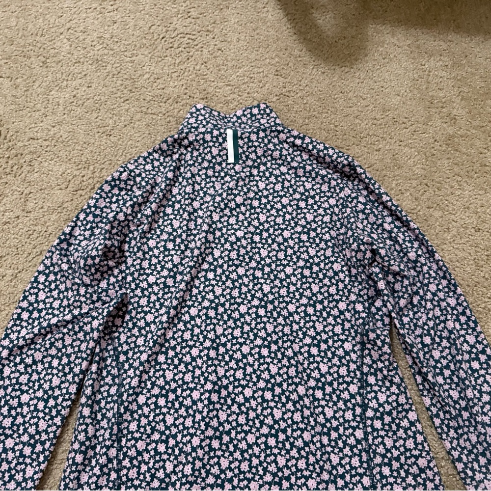 Rhoback Performance Quarter Zip Large Floral Print - image 4